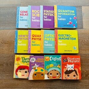 Science Library for Babies, Lot of 12 books for toddler Baby Loves Board Book